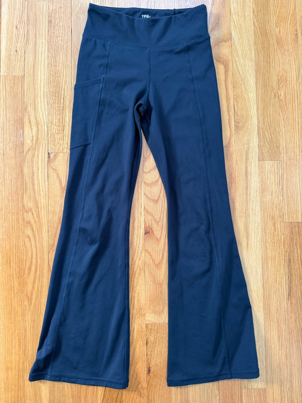 abercrombie kids YPB Black Active Flare Leggings